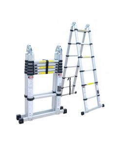 Escalera Aluminio Telescópica Multiuso 10 Escalones