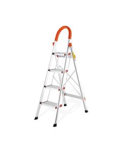 Escalera Aluminio Tipo Tijera Reforzada 5 Escalones